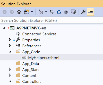 Adding helpers to App_Code folder.
